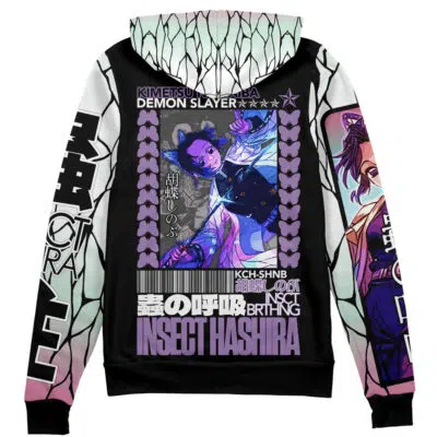 Kocho Shinobu Demon Slayer Streetwear Zip Hoodie Jacket
