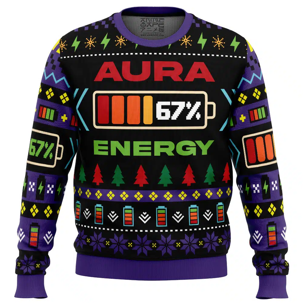 67 Aura Energy Ugly Christmas Sweater
