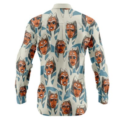 Ahsoka Tano Star Wars Long Sleeve Button Up Shirt