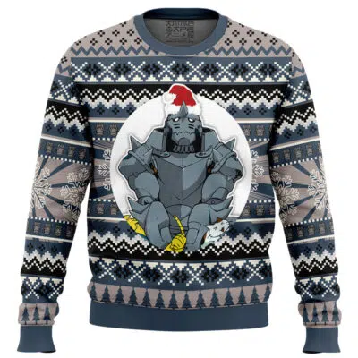 Alphonse Elric Fullmetal Alchemist Ugly Christmas Sweater