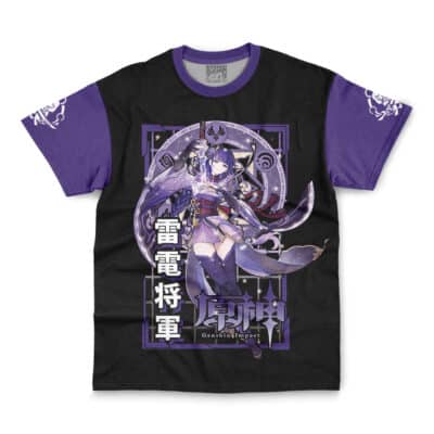 Baal Raiden Shogun Genshin Impact Streetwear T-Shirt