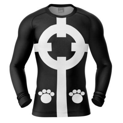 Bartholomew Kuma One Piece Long Sleeve Rash Guard Compression Shirt