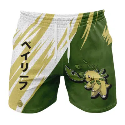 Bayleef Attack Pokemon Gym Shorts