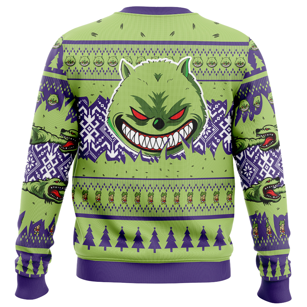 Broly Dragon Ball Z Ugly Christmas Sweater - Image 2