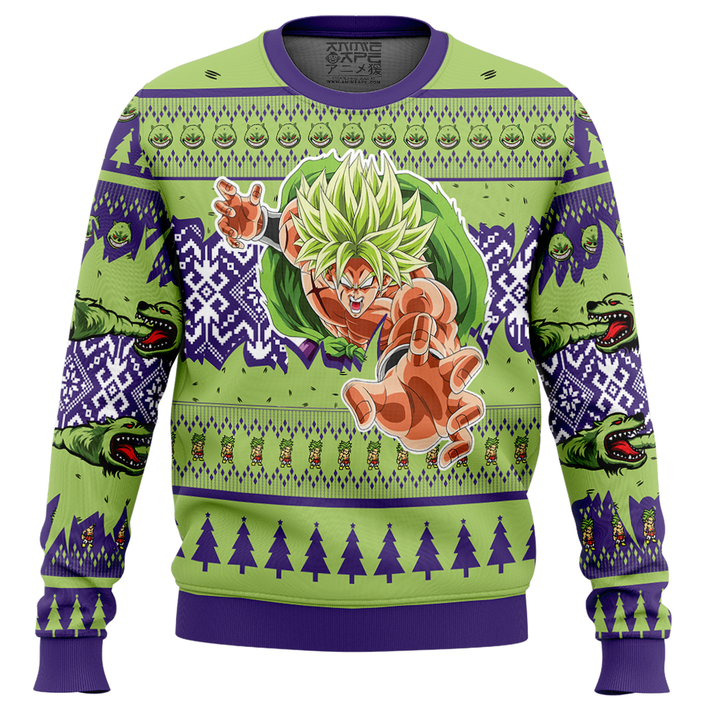 Broly Dragon Ball Z Ugly Christmas Sweater