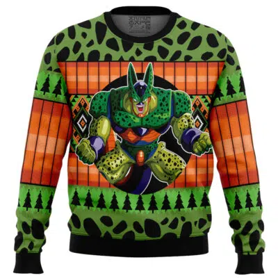 Cell Dragon Ball Z Ugly Christmas Sweater