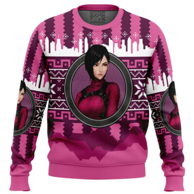 Christmas Ada Wong Resident Evil Ugly Christmas Sweater