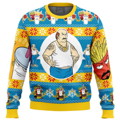Christmas Aqua Teen Hunger Force Ugly Christmas Sweater