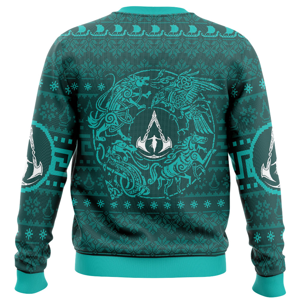 Christmas Assassin's Creed Valhalla Ugly Christmas Sweater - Image 2