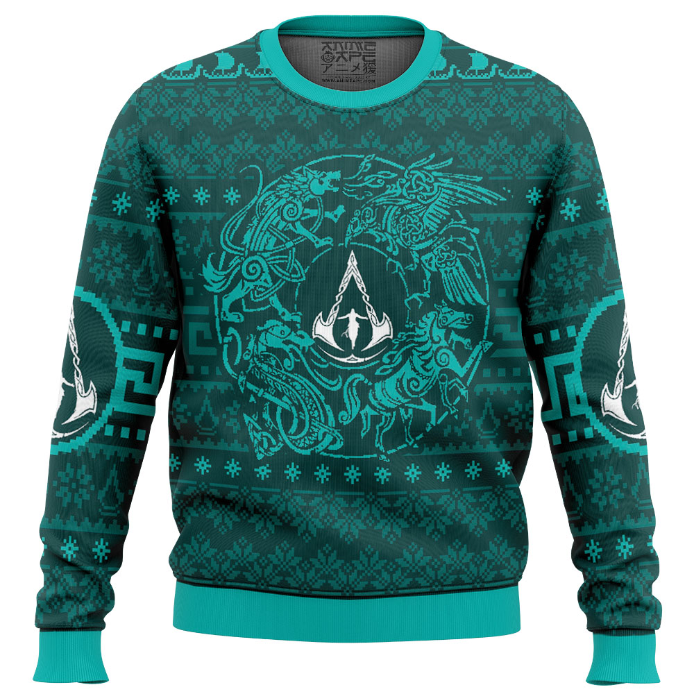 Christmas Assassin's Creed Valhalla Ugly Christmas Sweater
