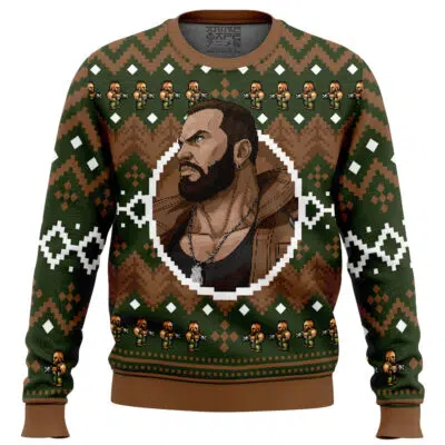 Christmas Barret Final Fantasy VII Ugly Christmas Sweater
