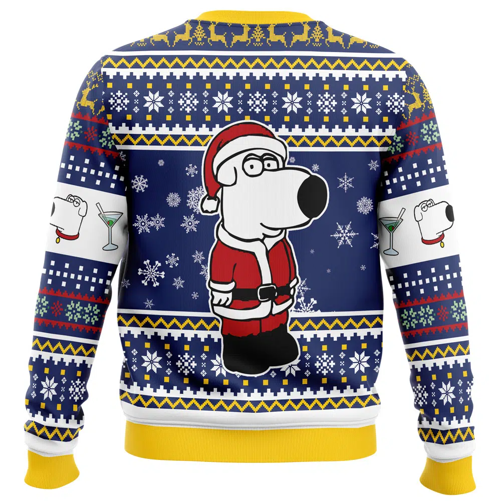 Christmas Brian Griffin Family Guy Ugly Christmas Sweater - Image 2