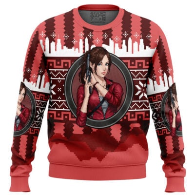 Christmas Claire Redfield Resident Evil Ugly Christmas Sweater