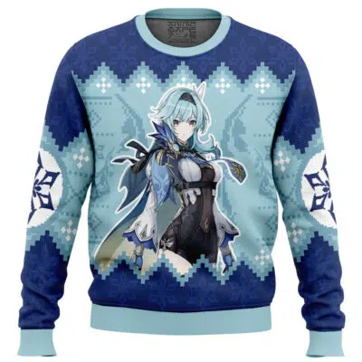 Christmas Eula Genshin Impact Ugly Christmas Sweater