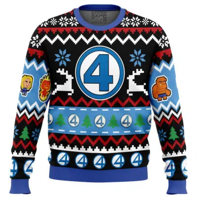 Christmas Fantastic Four Marvel Ugly Christmas Sweater