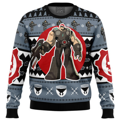 Christmas Marcus Fenix Gears of War Ugly Christmas Sweater