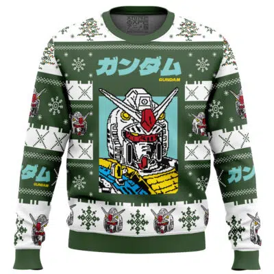 Christmas Mobile Suit Vintage Japanese Gundam Ugly Christmas Sweater