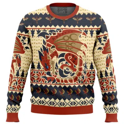 Christmas Rathalos Monster Hunter Ugly Christmas Sweater