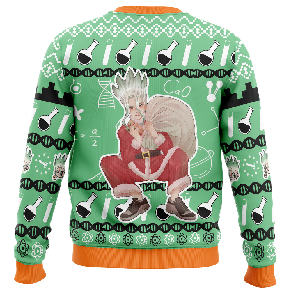 Christmas Senku Ishigami Dr. Stone Ugly Christmas Sweater - Image 2