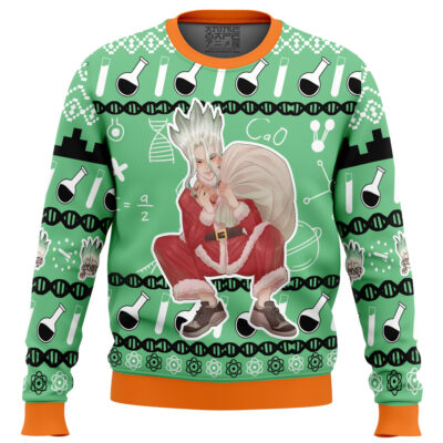 Christmas Senku Ishigami Dr. Stone Ugly Christmas Sweater