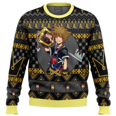 Christmas Sora Kingdom Hearts Ugly Christmas Sweater