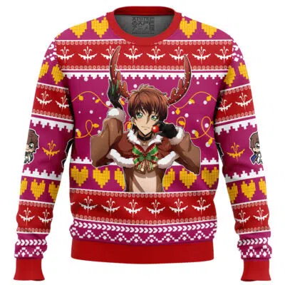 Christmas Suzaku Kururugi Code Geass Ugly Christmas Sweater