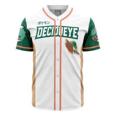 Decidueye Pokemon Baseball Jersey