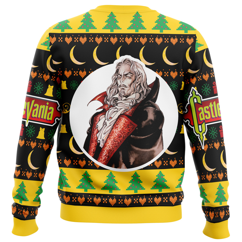 Dracula Castlevania Ugly Christmas Sweater - Image 2