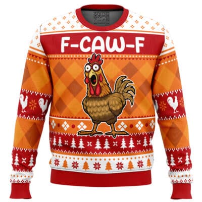 F-Caw-F Ugly Christmas Sweater