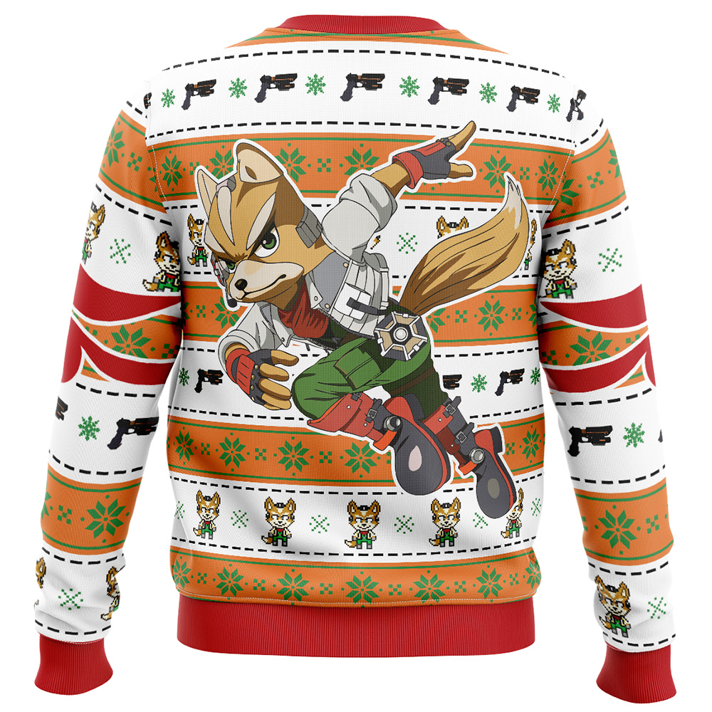 Fox McCloud Star Fox Ugly Christmas Sweater - Image 2