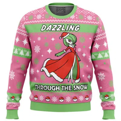 Gardevoir Dazzling Pokemon Ugly Christmas Sweater