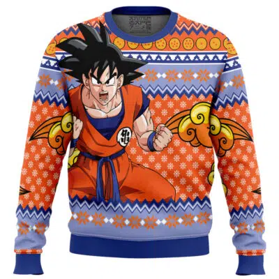 Goku Dragon Ball Z Ugly Christmas Sweater