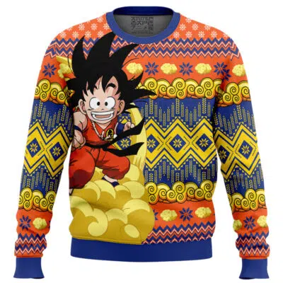 Goku Kid Dragon Ball Z Ugly Christmas Sweater