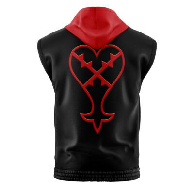 The Default BBJ MMA Fight Shorts (Copy) feature a black base, red accents, and a large red angular heart emblem on the back.