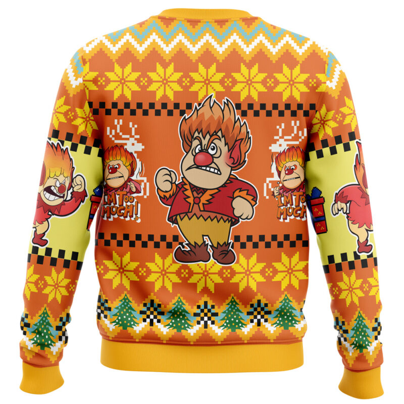 Heat Miser The Year Without A Santa Ugly Christmas Sweater | Anime Ape