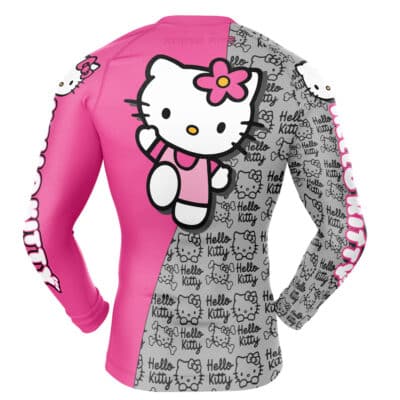 Hello Kitty Sanrio Long Sleeve Rash Guard Compression Shirt