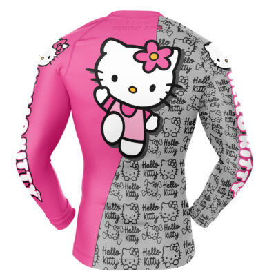 Hello Kitty Long Sleeve Rash Guard Compression Shirt