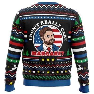 I Don't Really Care Margaret JD Vance Ugly Christmas Sweater