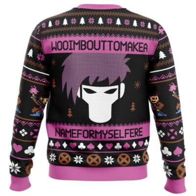 I'm About To Make A Name For Myself Gambit Marvel Ugly Christmas Sweater