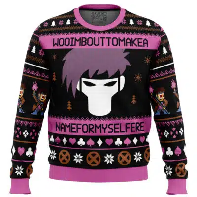 I'm About To Make A Name For Myself Gambit Marvel Ugly Christmas Sweater
