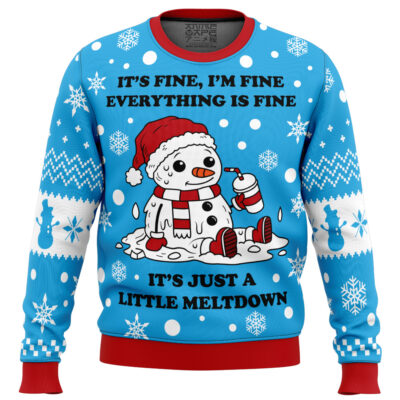 It's Fine, I'm Fine Ugly Christmas Sweater