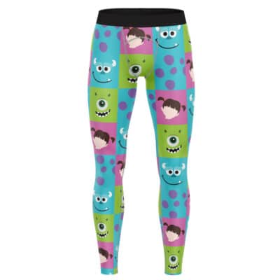 Monsters Inc Disney Compression Pants Spats
