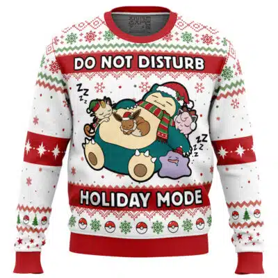 Normal Type Holiday Mode Pokemon Ugly Christmas Sweater