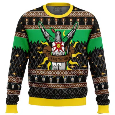 Praise the Sun Dark Souls Ugly Christmas Sweater