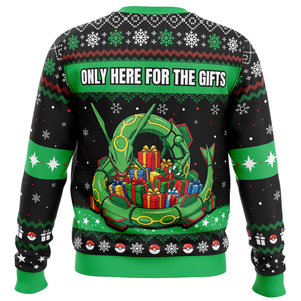 Rayquaza Gifts Pokemon Ugly Christmas Sweater - Image 2