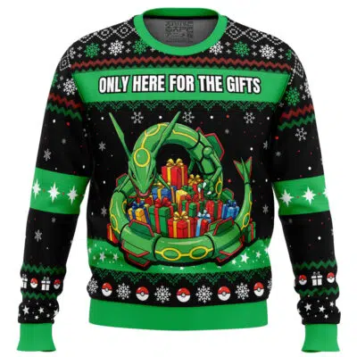 Rayquaza Gifts Pokemon Ugly Christmas Sweater
