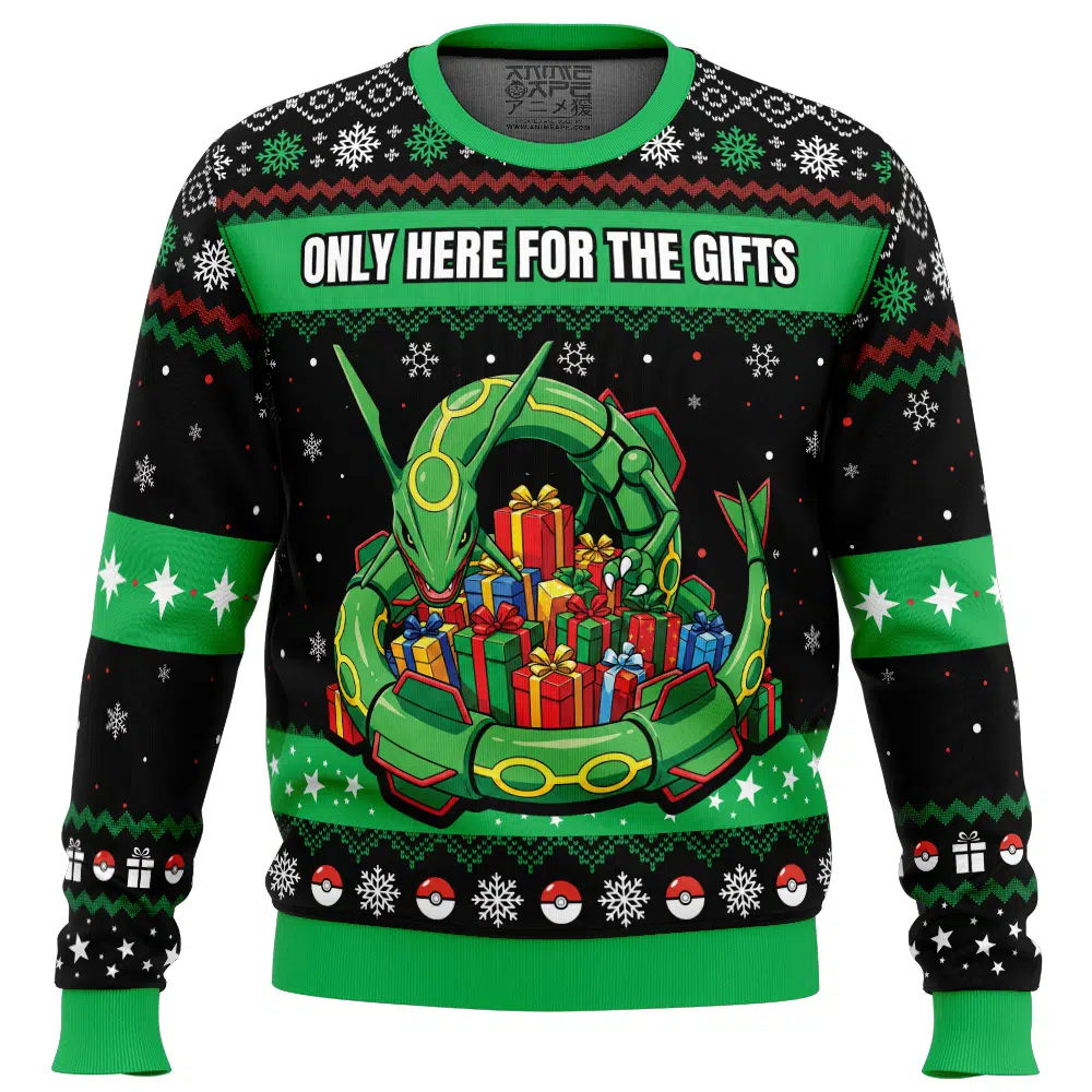 Rayquaza Gifts Pokemon Ugly Christmas Sweater