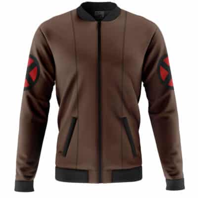 Rogue X-Men Brown Marvel Bomber Jacket