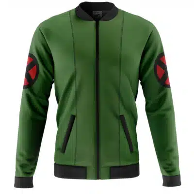 Rogue X-Men Green Marvel Bomber Jacket