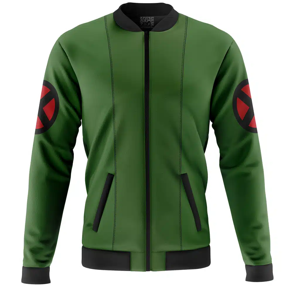 Rogue X-Men Green Marvel Bomber Jacket
